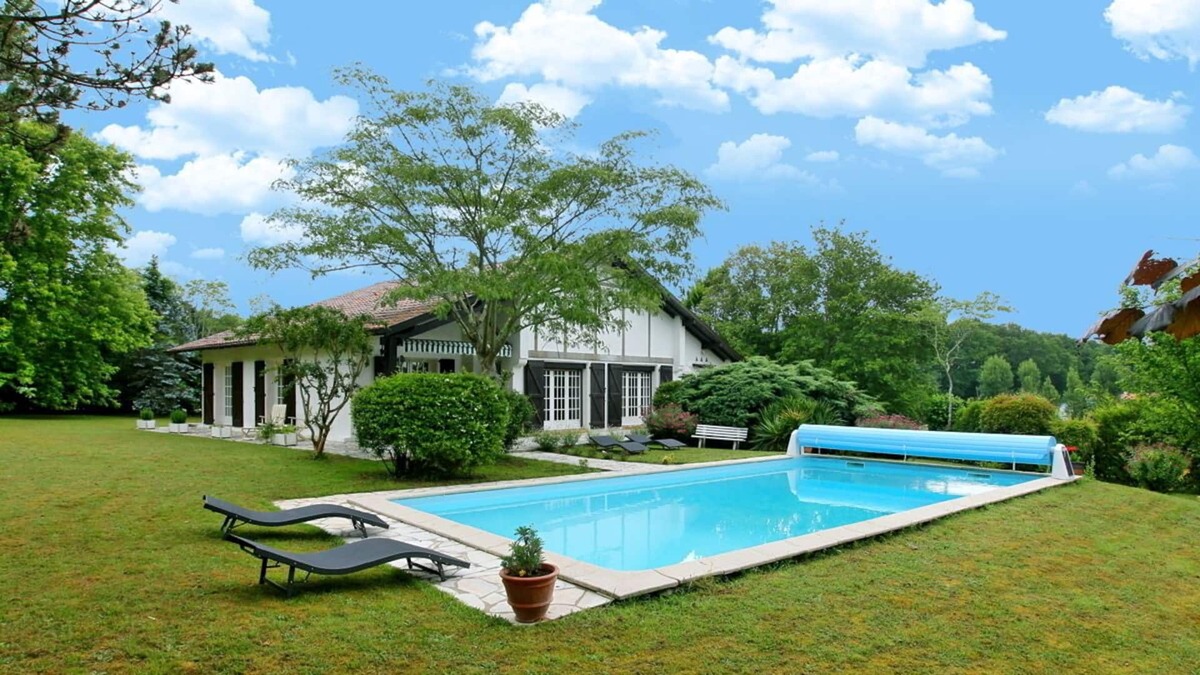 Arbonne Villa | Experience this Basque Style Retreat with Charming Gardens and Heated Pool