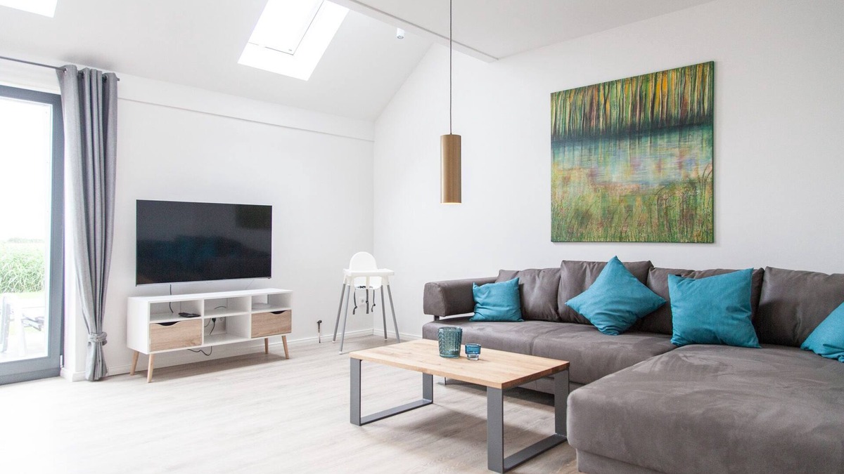Dornum Apartment | "Experience unforgettable vacation days in nature at Gulfhof Polder72!"