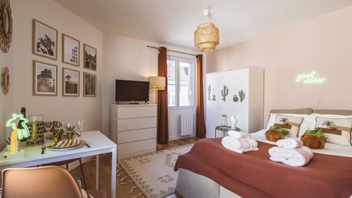 Mont d'Arene Apartment | Explorereims - California Dream Proche Gare/centre