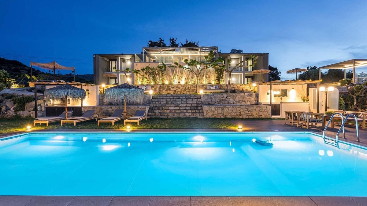 Agia Villa | Exquisite Crete Villa | Villa Veritas | 9 Bedrooms | Private Heated Pool |Spa &.