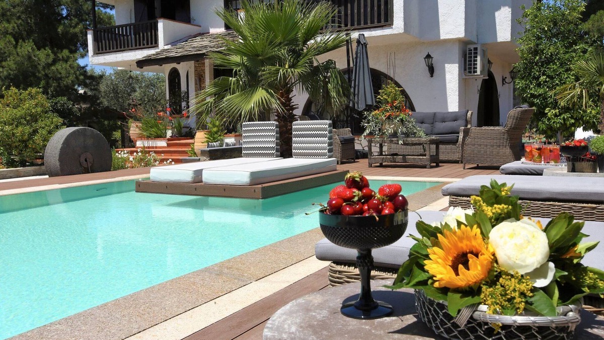 Megalos Prinos Villa | Exquisite Thassos Villa | Villa Chateau | 3 Bedroom | Private Pool | Sea View |.