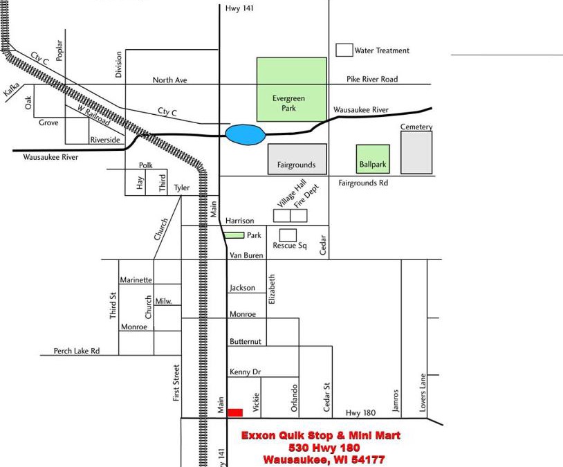 Wauksaukee Hotel | Exxon Quik Stop & Motel