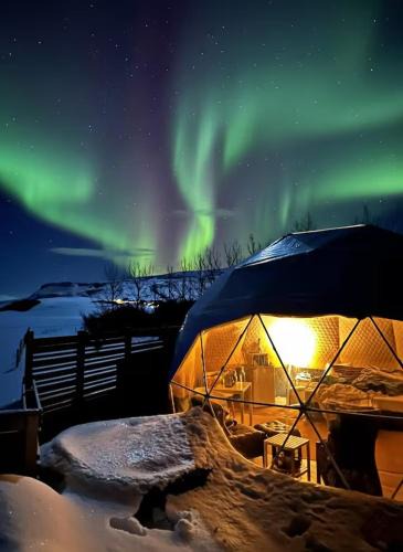 Rangarþing eystra Apartment | Eyja Mork - Aurora Dome with Private Bathroom and other facilities