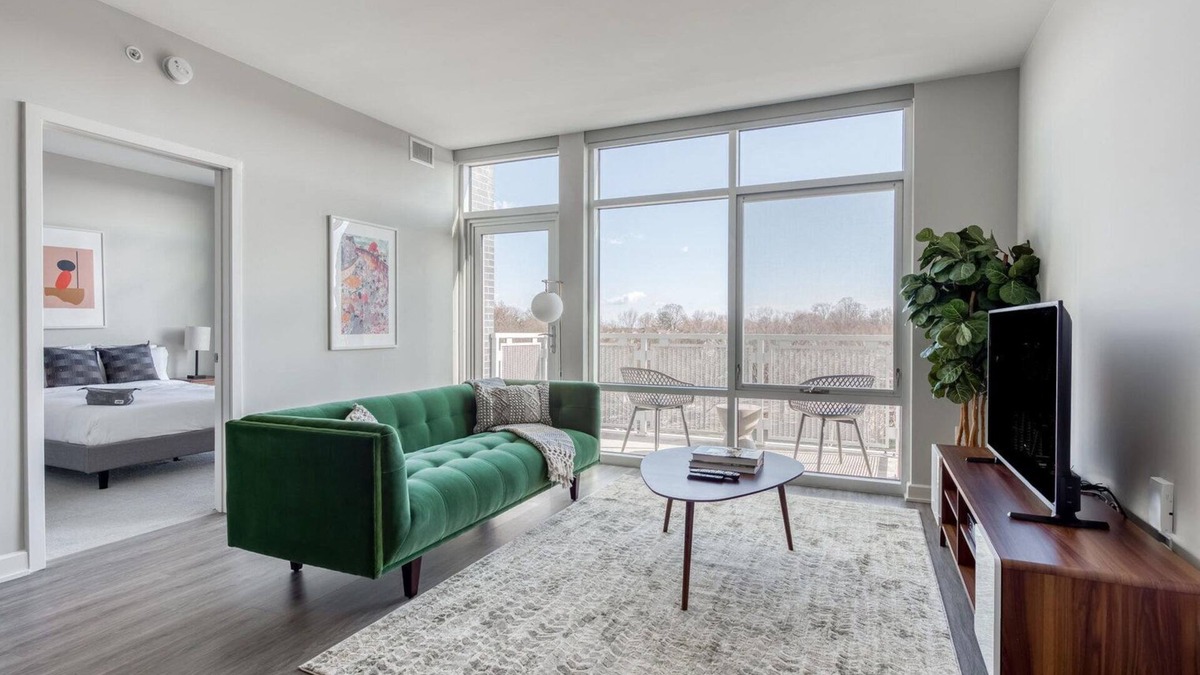 Falls Church Apartment | Fabulous Fairfax 1BR w/Gym & W/D, close to Theater, by Blueground
