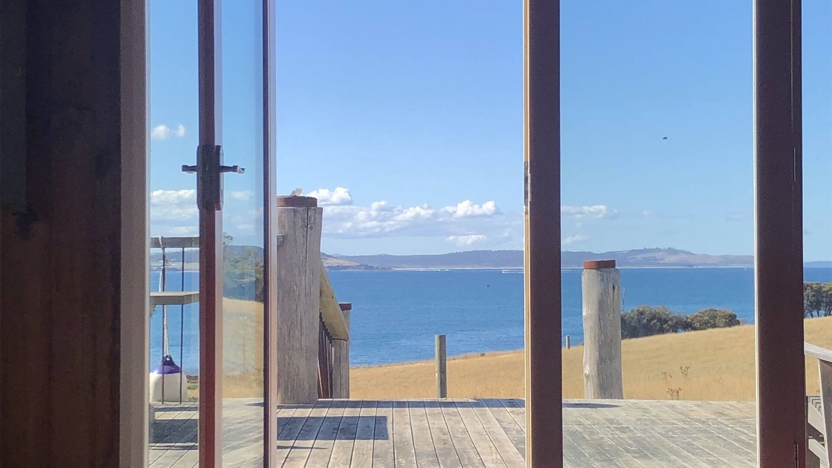 North Bruny Other | Fabulous funky shed; superb views, library, fab art, private beach, outside bath