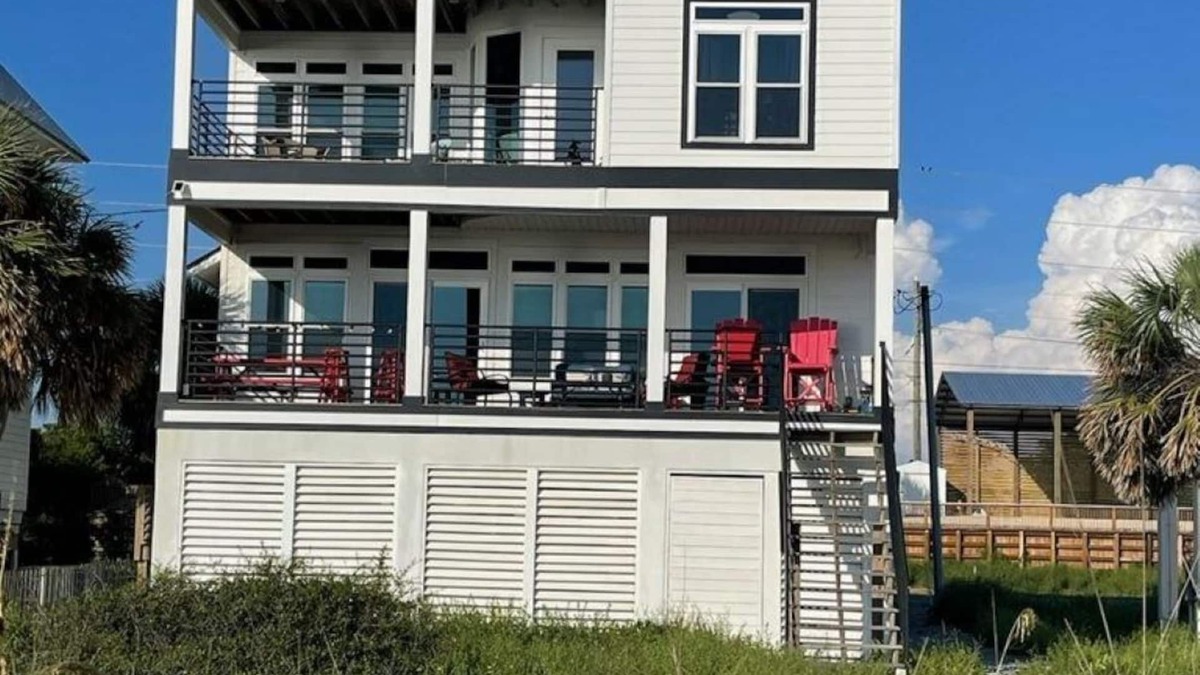 Port St. Joe House | Fabulous Modern Beach Front Home with Awesome View of the Sunset!