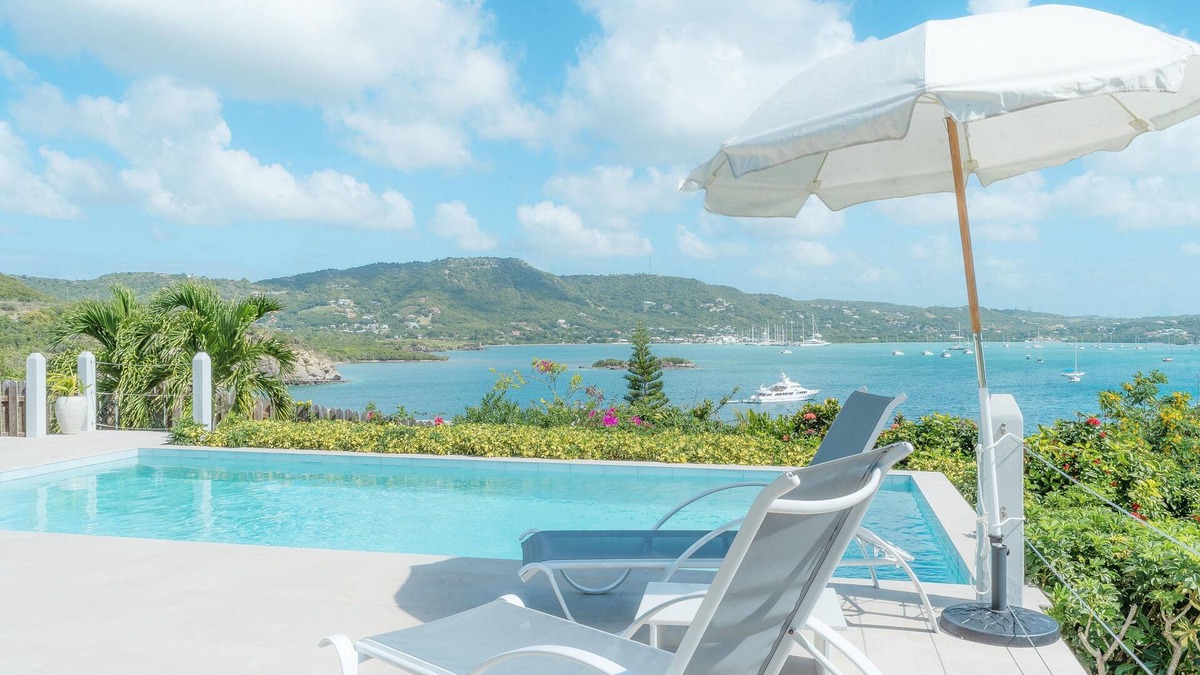 Falmouth Harbour Villa | Fabulous Ocean View Villa with Pool