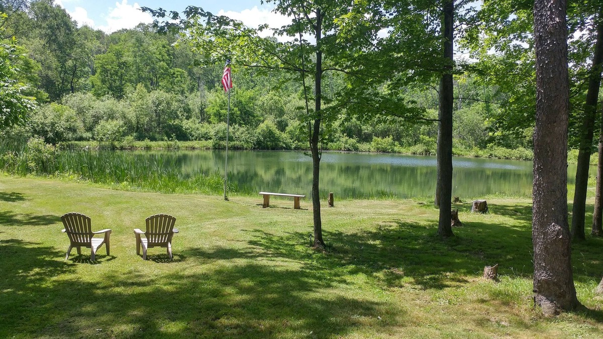 Jamestown Cabin | FABULOUS PRIVATE GETAWAY CHALET IN THE WOODS BEMUS POINT NY nNOT JAMESTOWN !