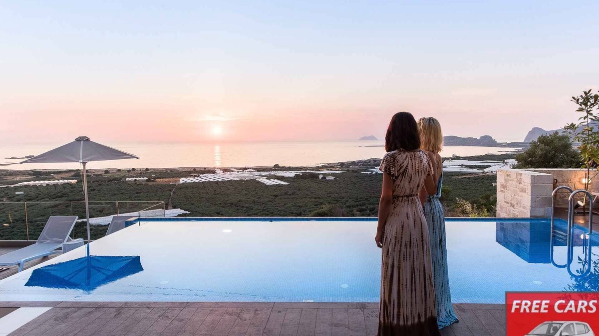 Limeniskos Villa | Falasarna Luxury Villas | 2 Free cars & 2 pools