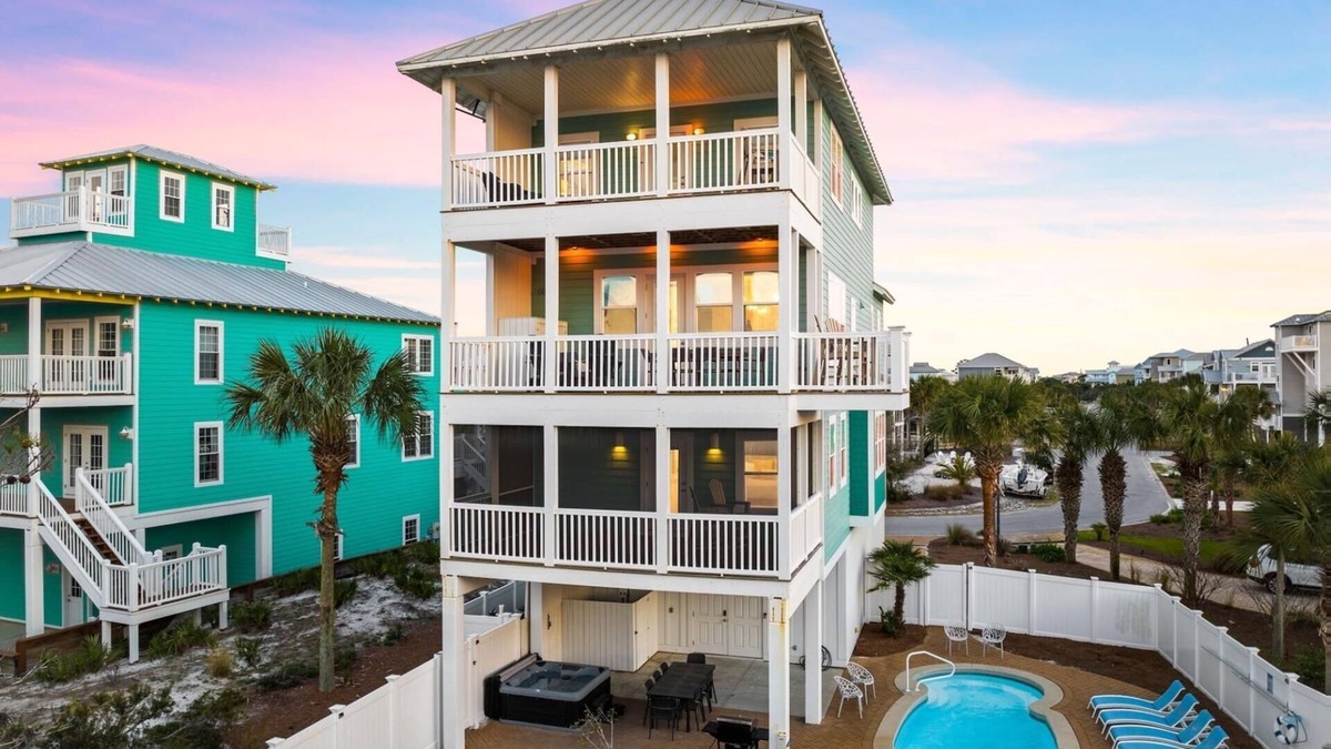 Seagrass House | Fall Availability! The Sandy Seahorse - Dog Friendly Home with Pool, Firepit, and Hot Tub!