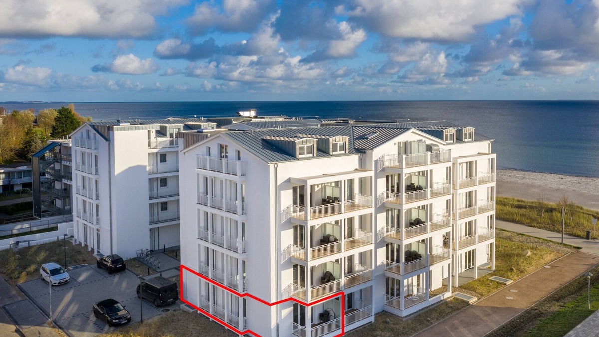 Grossenbrode Apartment | Familienfreundliches Apartment am Meer mit Balkon und Hauseigenem Saunabereich