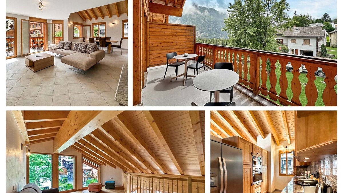 Les Marecottes Apartment | Family apartment for 6 to 8 on Mont Banc express t