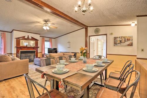 Lebanon Apartment | Family Apartment with Fireplace and Front Porch!