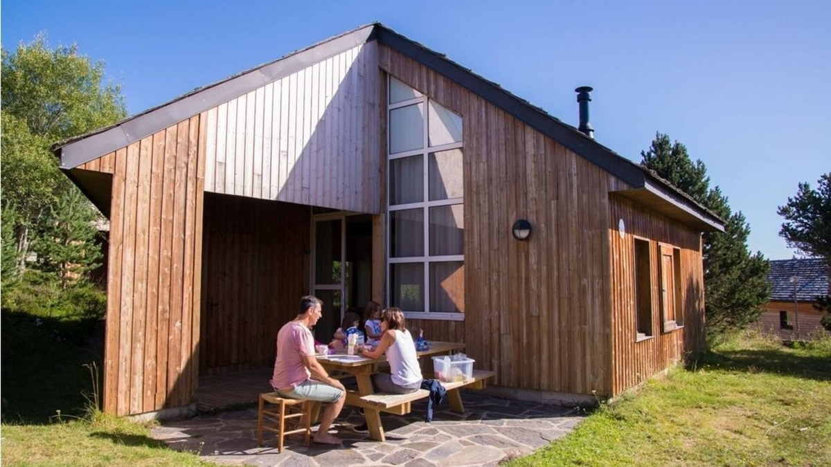 Saint-Denis-en-Margeride Ski Chalet | Family chalet for 6 people in a pine forest at Les Bouviers in Lozère.
