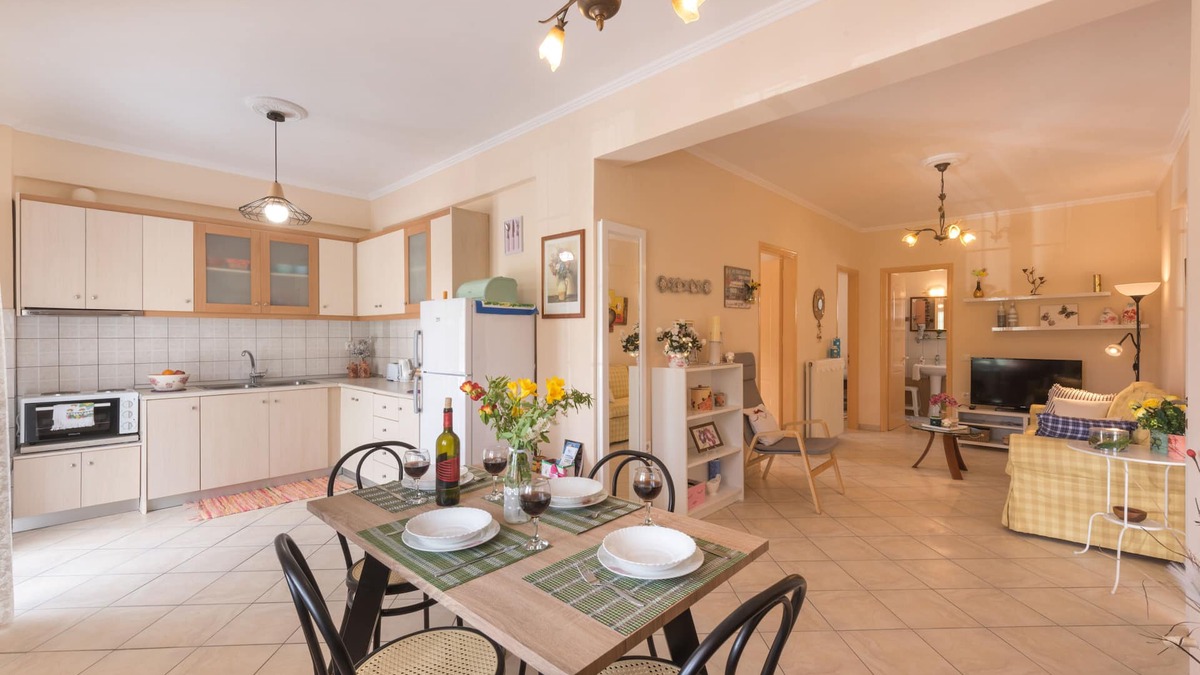 Kontokali Apartment | Family friendly apartment with swimming pool