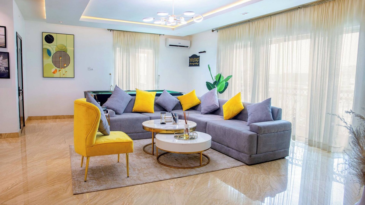 Ikoyi Apartment | Family friendly apartment with game room and deck. Very homey