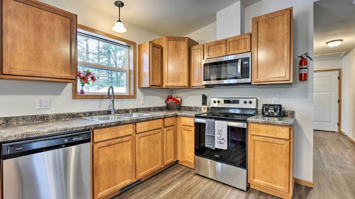 Tainter Lake House | Family-Friendly Getaway with Tainter Lake Access!