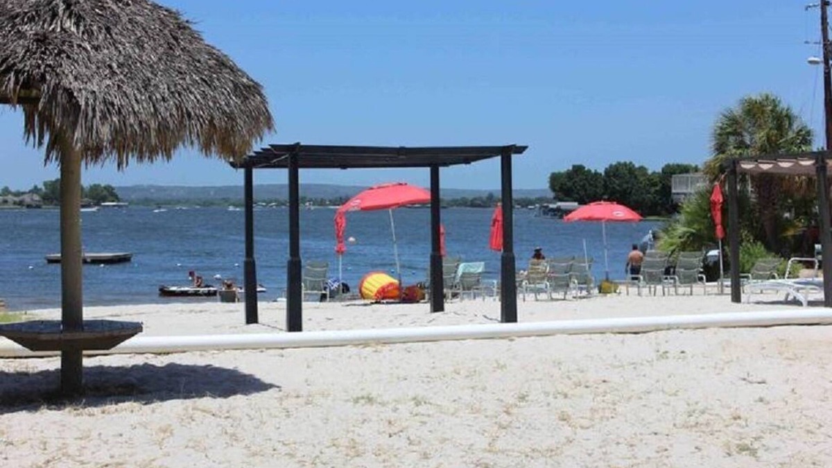Granite Shoals Condo | Family-Friendly Lake LBJ Getaway, Beach, Pool, 1 King bed, 1 Queen bed, View