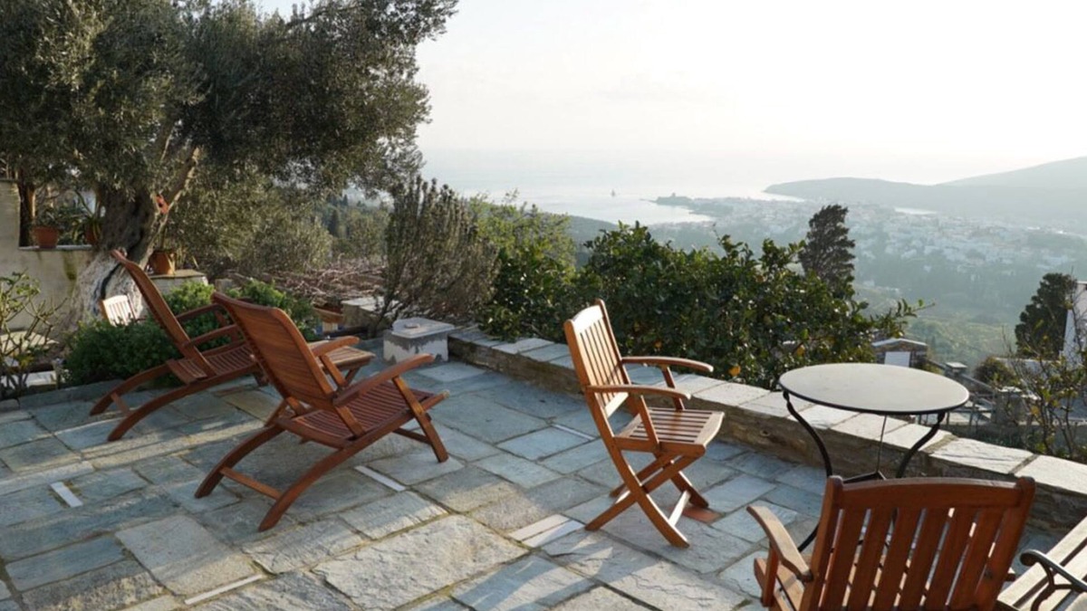 Andros Town House | Family friendly, spacious, comfortable and calm, marvelous view. 194 s.m.