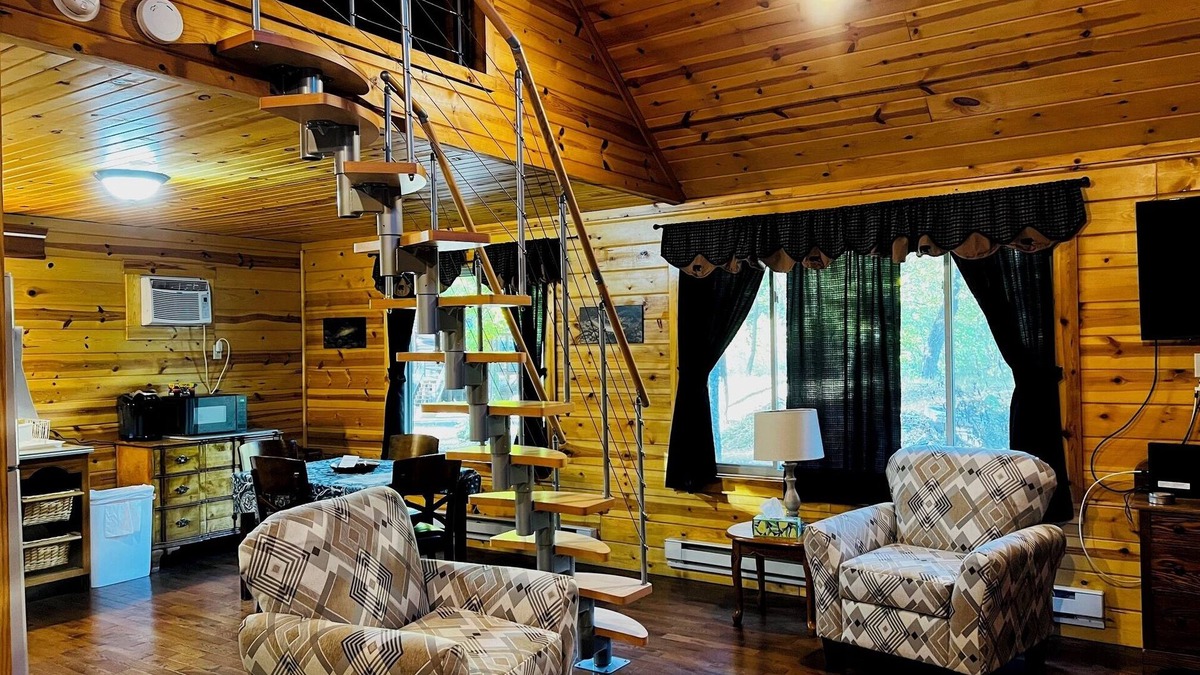 Elkins Cabin | "Family Fun by the River: Sleeps 9, Pet-Friendly Cabin!"