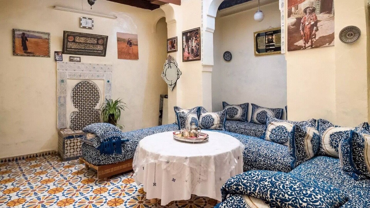 Quartier Al Adarissa House | Family Room for 6 peoples Sunny Riad Inside Medina Fes El Bali