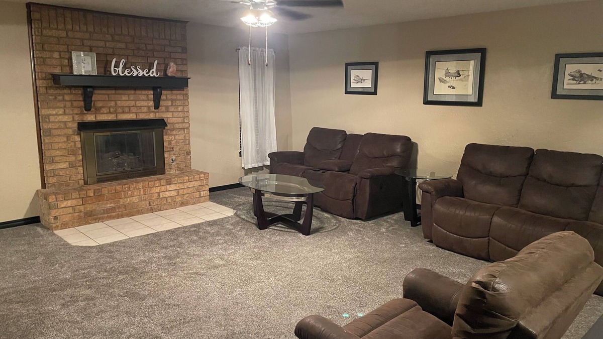 Weatherford House | Family-sized home in quiet neighborhood in Weatherford, OK