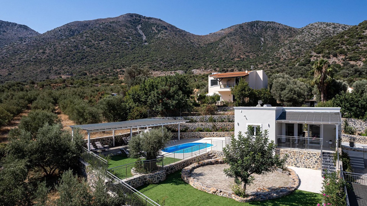Vlichada Villa | Family villa w/heated private pool, kids play area & bbq, close to sandy beach