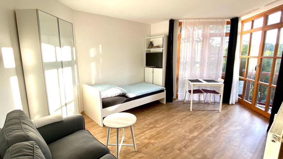 Hillstett Apartment | Fantastic single vacation apartment "Betty" at Lake Eixendorf in the Bavarian Forest