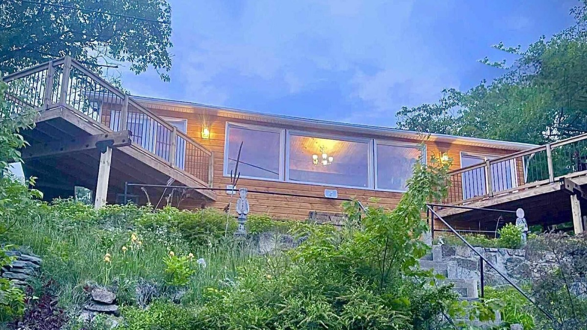 Pontiac Ski Chalet | Fantastic view cosy retreat by the river with forests and swamps to explore.