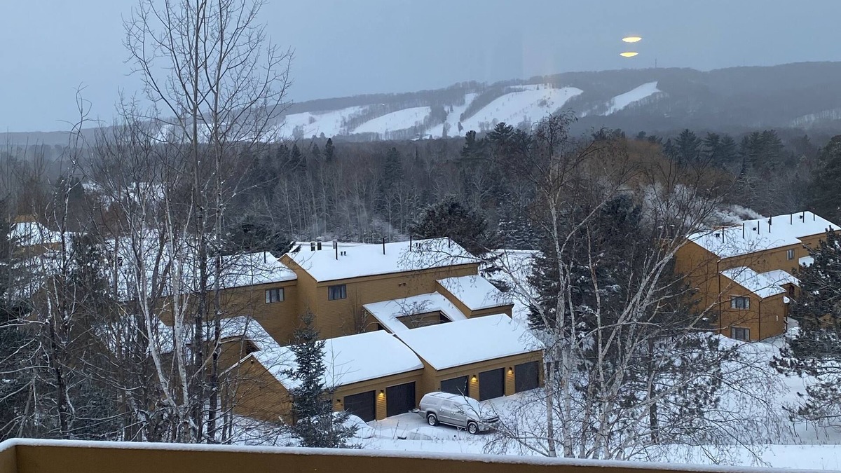 Harbor Springs Condo | Fantastic view of The Highlands! Comfortable 2-bedroom w/loft condo. Come relax.