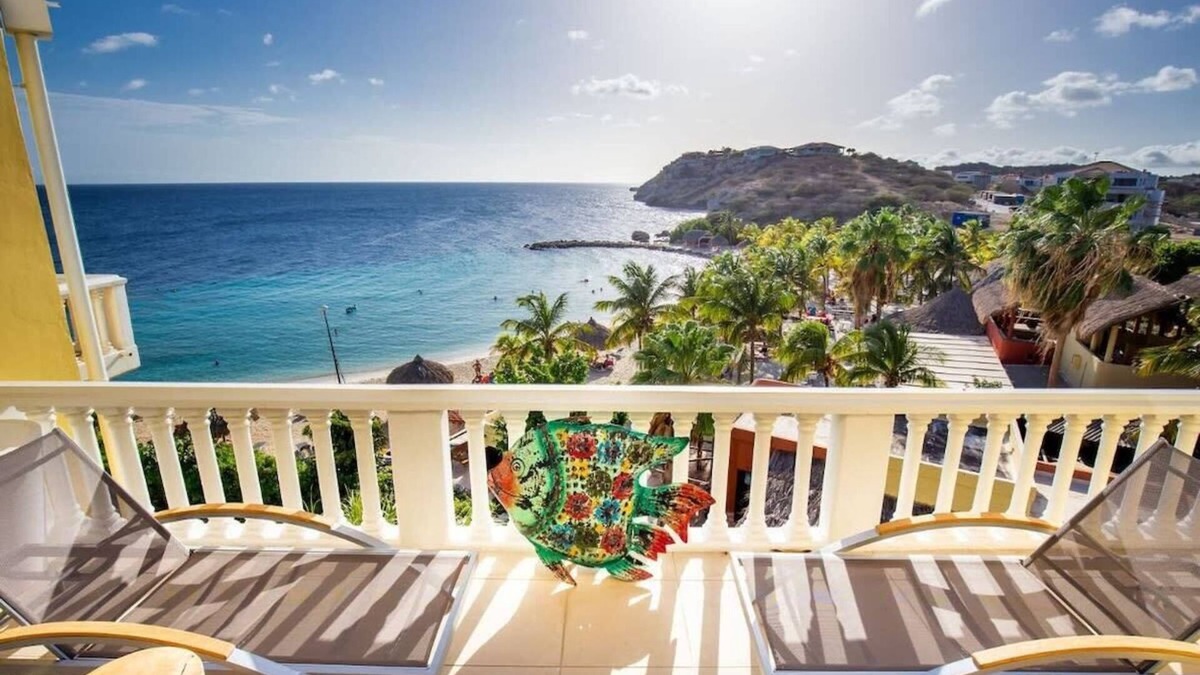 Sint Michiel Apartment | Fascinating Ocean Front 3BR Penthouse at Blue Bay Beach & Golf Resort
