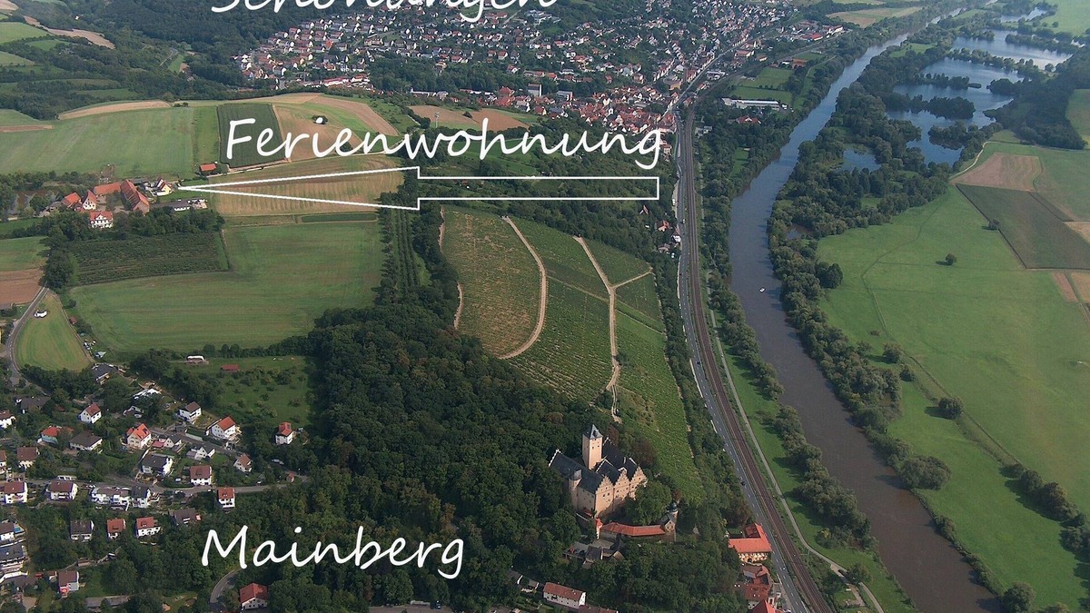 Schonungen Apartment | Feriendomizil mit Sonnenterrasse oberhalb des Mainberger Schlosses