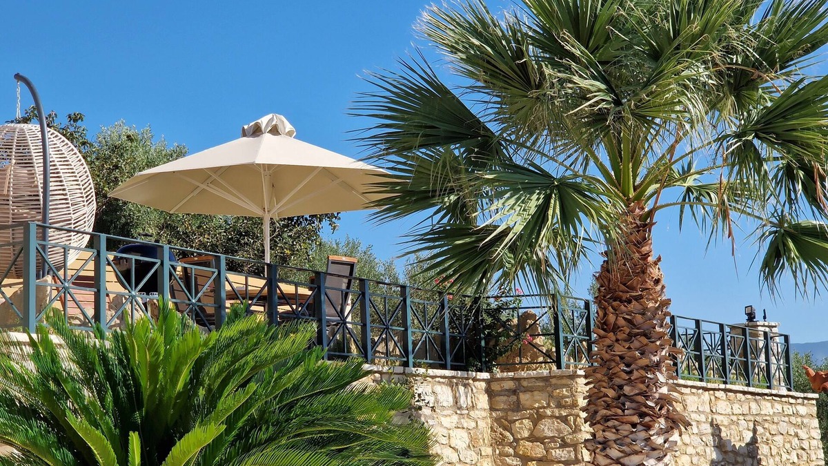 Romanos Villa | Ferienhaus in Ruhiger Umgebung mit Gehobener Ausstattung und Tollem Meeresblick