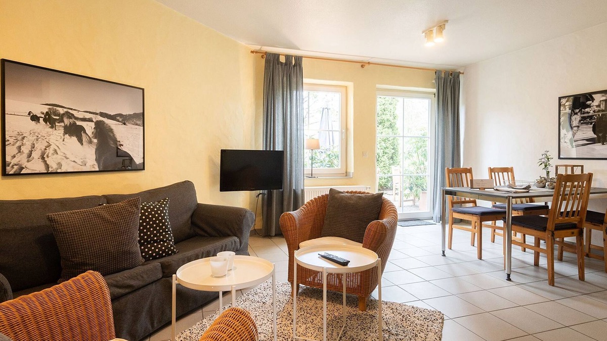 Brilon Apartment | Ferienhof Homann Sauerland Landhof 3, handicapped accessible, 65sqm, 2 bedrooms, 1 living/bedroom, max. 4 persons