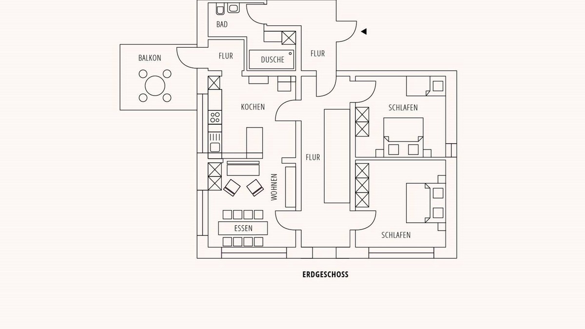 Brilon Apartment | Ferienhof Homann Sauerland Bauernhof 5, 90qm, 2 Schlafzimmer, Max. 6 Personen