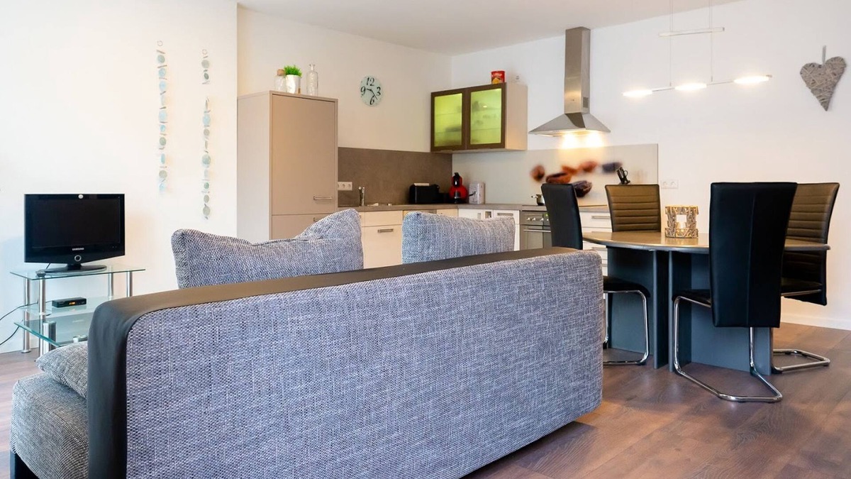Waldulm Apartment | Ferienwohnung 46qm, 1 Schlafzimmer mit Fußbodenheizung für max. 2 Personen
