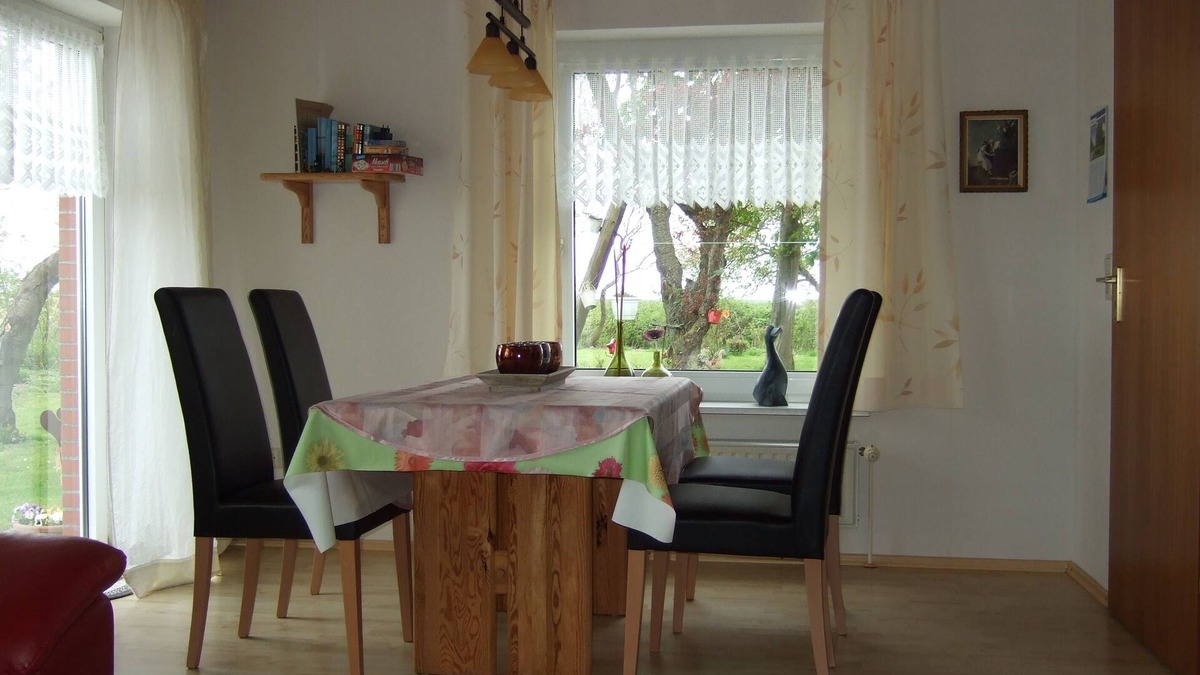 Poppenbull Apartment | Ferienwohnung auf dem Ferienhof Nickelswarft 1 in Poppenbüll für 2-4 Personen