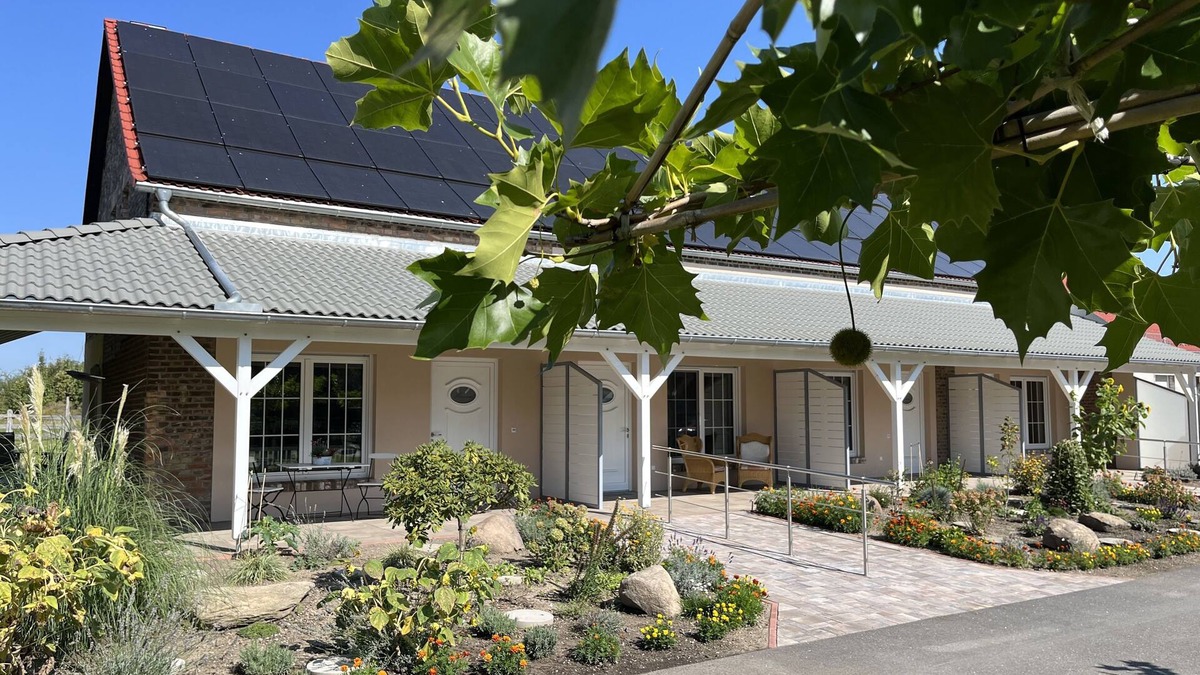 Zahna-Elster Apartment | Ferienwohnung auf dem Bauernhof mit Terrasse