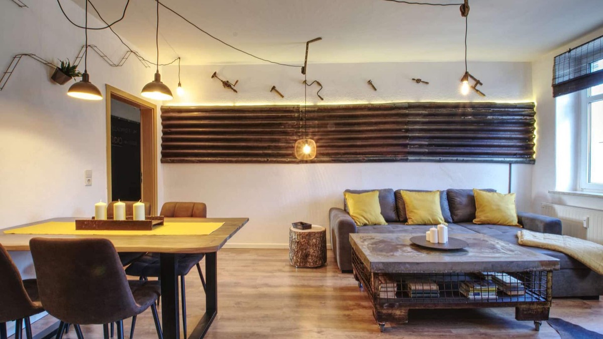 Annaberg-Buchholz Apartment | Ferienwohnung Loft Studio Annaberg mit Kamin und Sonnenterrasse