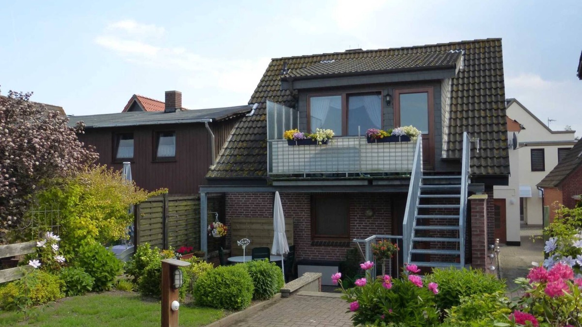Maasholm Apartment | Ferienwohnung Gartenblick mit Balkon