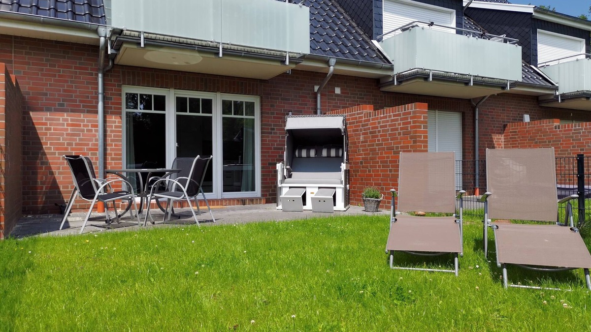Norden Apartment | Ferienwohnung im Erdgeschoss für 2 Personen mit Terrasse und Garten in Norden