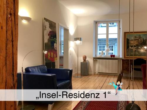 Insel Apartment | Ferienwohnung Insel-Residenz 1 - stilvolles Altstadt Haus auf der Insel