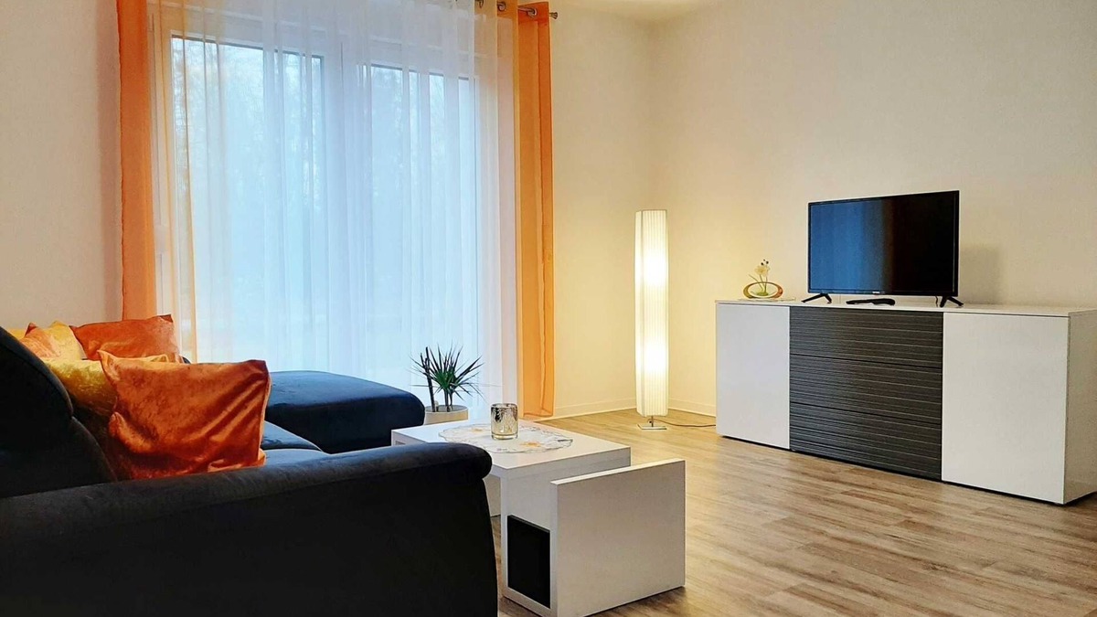 Lauta Apartment | Ferienwohnung Terrasse - Haus Waldidyll