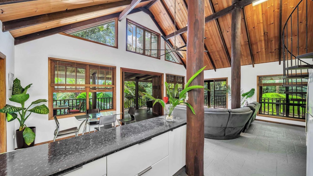 Midgeree Bar House | Fern House ~ your serene rainforest retreat.