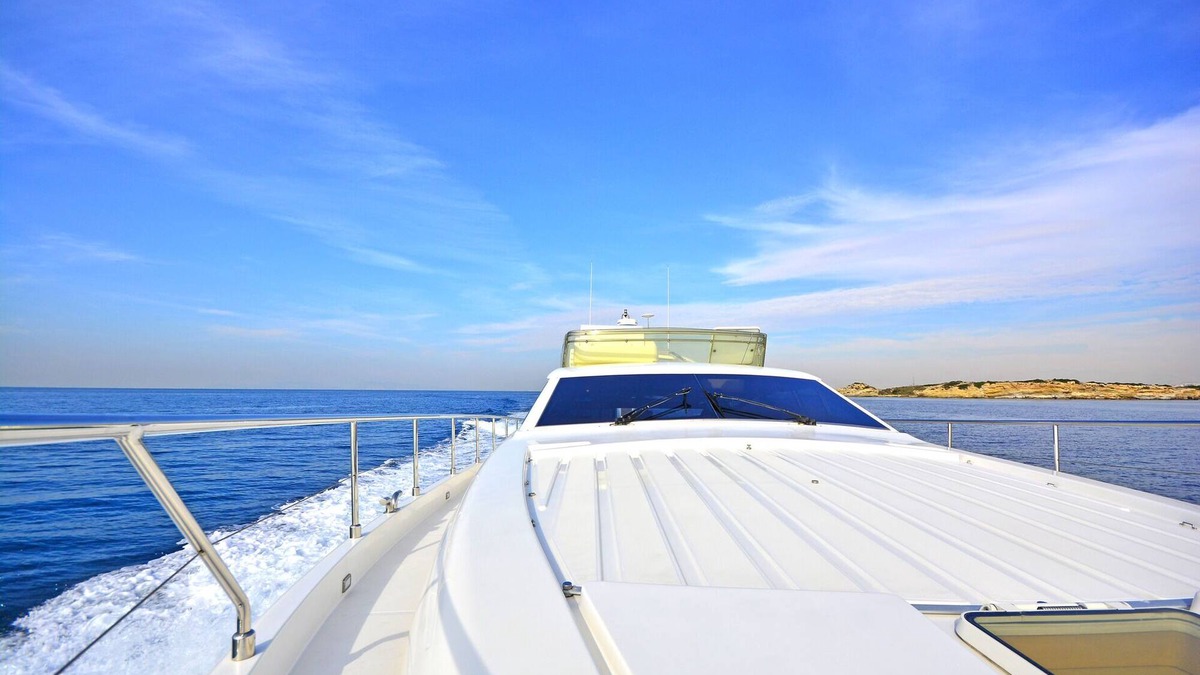 Astypalaia Boat Rental | Ferretti Yacht 19m, a Luxury Accommodation with Astypalea VIP Yachting