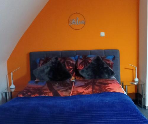 Germersheim Apartment | FeWo Blaue Oase, Netflix, Massagesessel, Whirlpool Badewanne