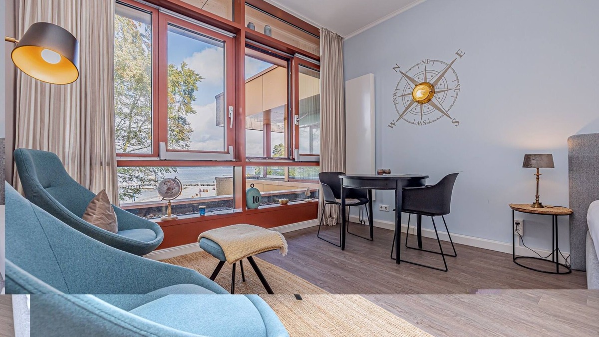 Gluecksburg Apartment | fewo1846 - Marina del Rey (App. 146)/Studio App. with sea view and beach chair