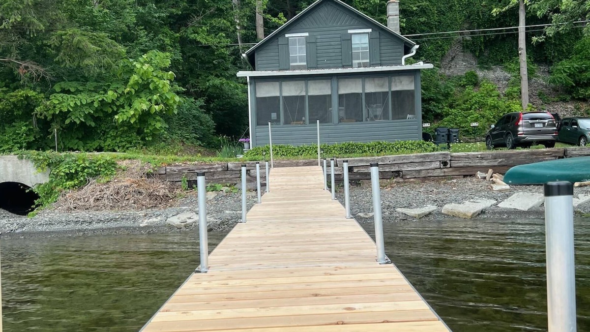 Rock Stream House | Fir Tree Cottage with a million dollar view of Seneca lake.