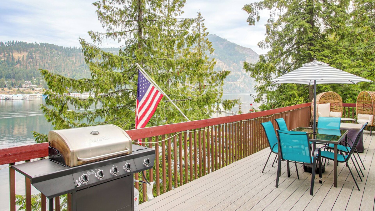 Bayview House | Fish & Bike: Lake Pend Oreille Gem w/Hot Tub!