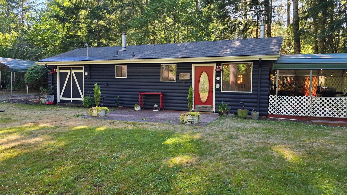 Rainier Cabin | Fish, kayak or relax at a riverfront cabin in the woods of Rainier, Washington!